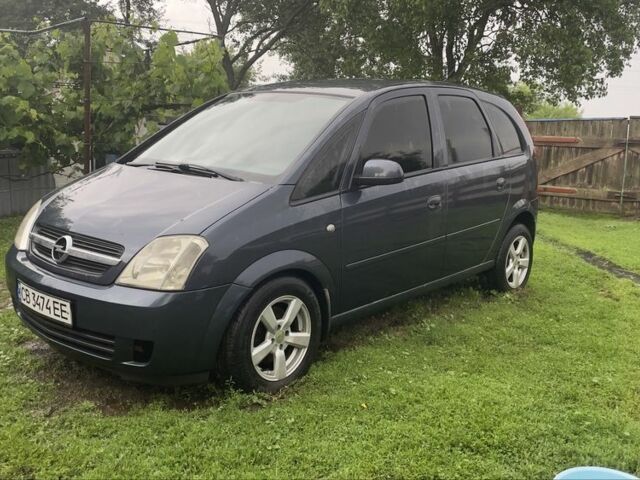 Серый Опель Мерива, объемом двигателя 1.6 л и пробегом 244 тыс. км за 3550 $, фото 1 на Automoto.ua
