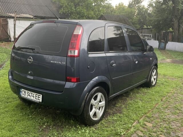 Серый Опель Мерива, объемом двигателя 1.6 л и пробегом 244 тыс. км за 3550 $, фото 3 на Automoto.ua