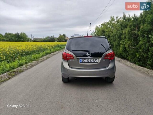 Серый Опель Мерива, объемом двигателя 1.7 л и пробегом 209 тыс. км за 5999 $, фото 14 на Automoto.ua