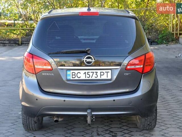 Серый Опель Мерива, объемом двигателя 1.69 л и пробегом 197 тыс. км за 6200 $, фото 9 на Automoto.ua