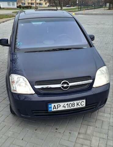 Синий Опель Мерива, объемом двигателя 1.6 л и пробегом 188 тыс. км за 4000 $, фото 1 на Automoto.ua