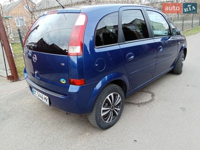 Синий Опель Мерива, объемом двигателя 1.6 л и пробегом 160 тыс. км за 3690 $, фото 10 на Automoto.ua