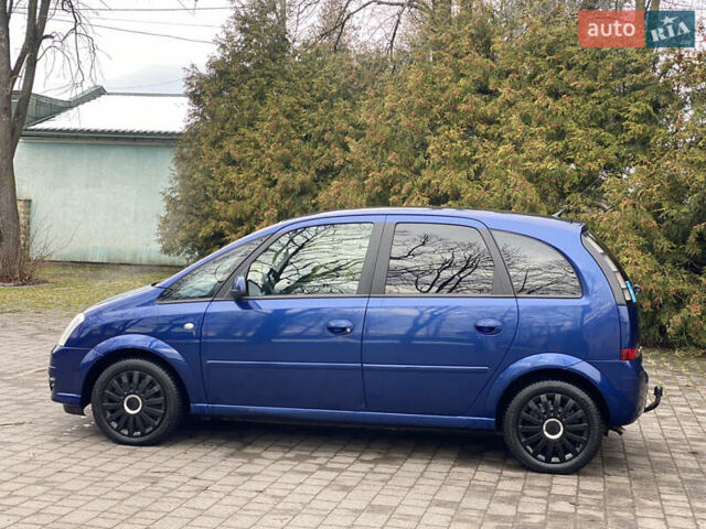 Синий Опель Мерива, объемом двигателя 1.6 л и пробегом 101 тыс. км за 4850 $, фото 7 на Automoto.ua