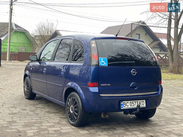 Синий Опель Мерива, объемом двигателя 1.6 л и пробегом 101 тыс. км за 4850 $, фото 5 на Automoto.ua