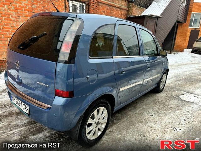 Синий Опель Мерива, объемом двигателя 1.6 л и пробегом 300 тыс. км за 3700 $, фото 1 на Automoto.ua