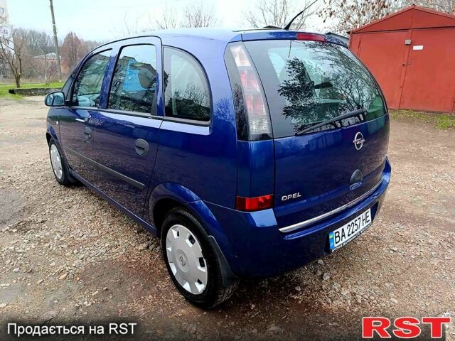 Синий Опель Мерива, объемом двигателя 1.4 л и пробегом 205 тыс. км за 4750 $, фото 6 на Automoto.ua