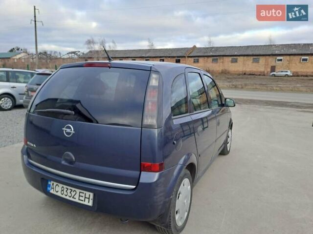 Синий Опель Мерива, объемом двигателя 1.36 л и пробегом 202 тыс. км за 4350 $, фото 10 на Automoto.ua