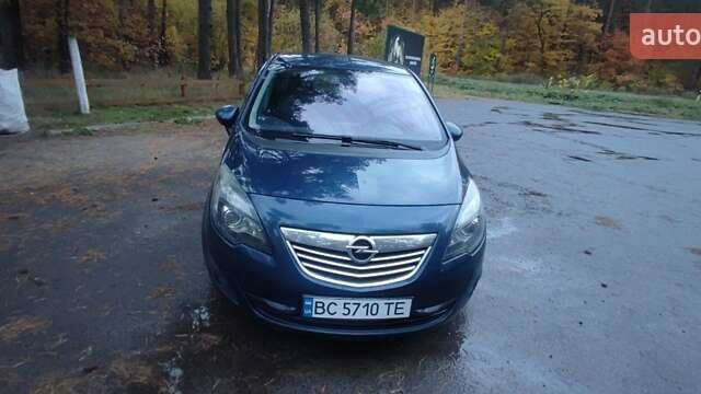 Синий Опель Мерива, объемом двигателя 1.6 л и пробегом 268 тыс. км за 6700 $, фото 3 на Automoto.ua
