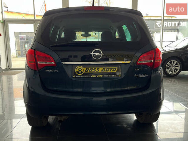 Синий Опель Мерива, объемом двигателя 1.69 л и пробегом 271 тыс. км за 6600 $, фото 5 на Automoto.ua