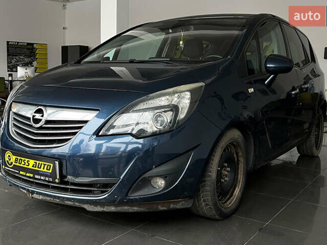 Синий Опель Мерива, объемом двигателя 1.69 л и пробегом 271 тыс. км за 6600 $, фото 2 на Automoto.ua