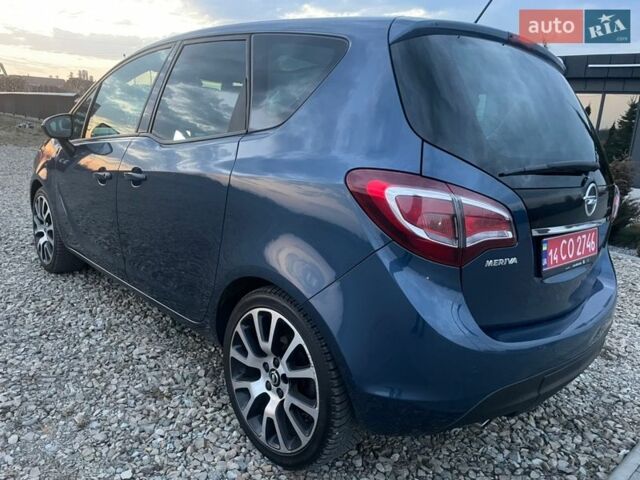 Синий Опель Мерива, объемом двигателя 1.4 л и пробегом 118 тыс. км за 9900 $, фото 10 на Automoto.ua