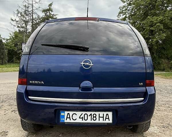 Синий Опель Мерива, объемом двигателя 1.6 л и пробегом 239 тыс. км за 5500 $, фото 3 на Automoto.ua
