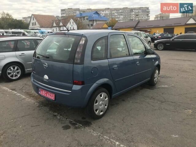 Синий Опель Мерива, объемом двигателя 1.6 л и пробегом 219 тыс. км за 4999 $, фото 2 на Automoto.ua