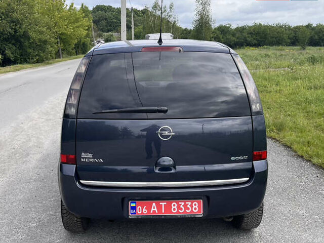 Синий Опель Мерива, объемом двигателя 1.4 л и пробегом 214 тыс. км за 4950 $, фото 5 на Automoto.ua