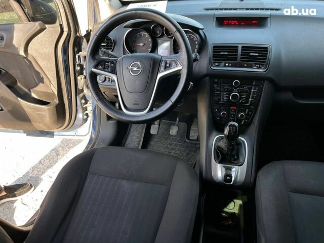Синий Опель Мерива, объемом двигателя 1.4 л и пробегом 168 тыс. км за 5990 $, фото 11 на Automoto.ua