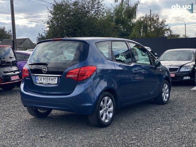 Синий Опель Мерива, объемом двигателя 1.4 л и пробегом 236 тыс. км за 7999 $, фото 11 на Automoto.ua