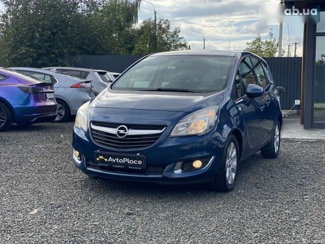 Синий Опель Мерива, объемом двигателя 1.4 л и пробегом 236 тыс. км за 7999 $, фото 6 на Automoto.ua