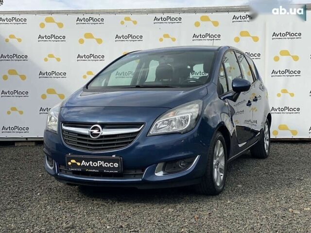 Синий Опель Мерива, объемом двигателя 1.4 л и пробегом 236 тыс. км за 7999 $, фото 21 на Automoto.ua
