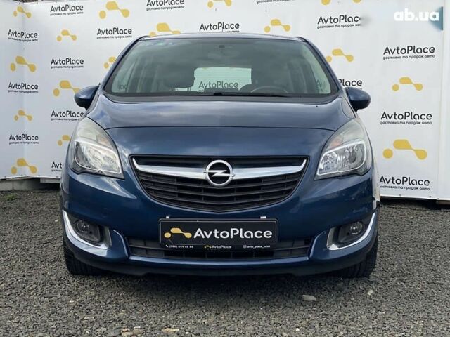 Синий Опель Мерива, объемом двигателя 1.4 л и пробегом 236 тыс. км за 7999 $, фото 17 на Automoto.ua
