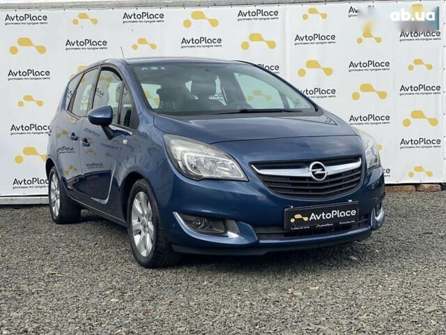Синий Опель Мерива, объемом двигателя 1.4 л и пробегом 236 тыс. км за 7999 $, фото 18 на Automoto.ua