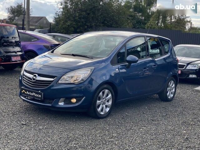 Синий Опель Мерива, объемом двигателя 1.4 л и пробегом 236 тыс. км за 7999 $, фото 7 на Automoto.ua