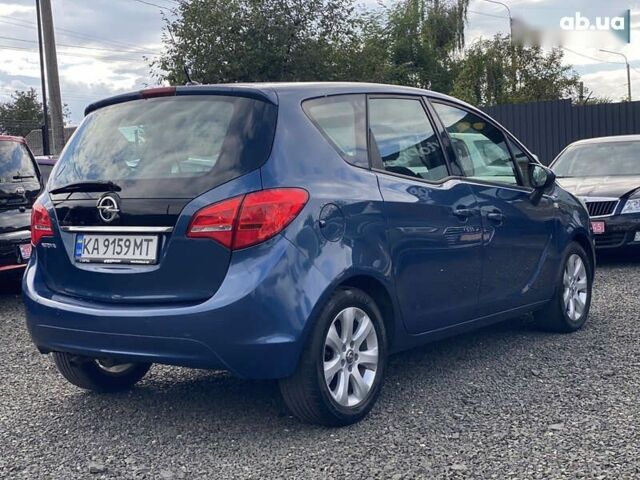 Синий Опель Мерива, объемом двигателя 1.4 л и пробегом 236 тыс. км за 7999 $, фото 10 на Automoto.ua