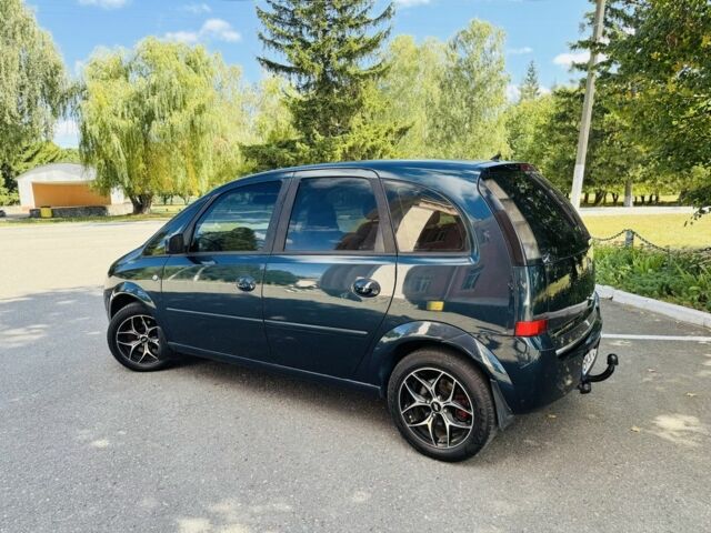 Зеленый Опель Мерива, объемом двигателя 1.6 л и пробегом 107 тыс. км за 4500 $, фото 2 на Automoto.ua