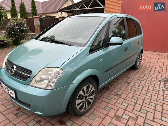 Зеленый Опель Мерива, объемом двигателя 1.6 л и пробегом 140 тыс. км за 4699 $, фото 3 на Automoto.ua