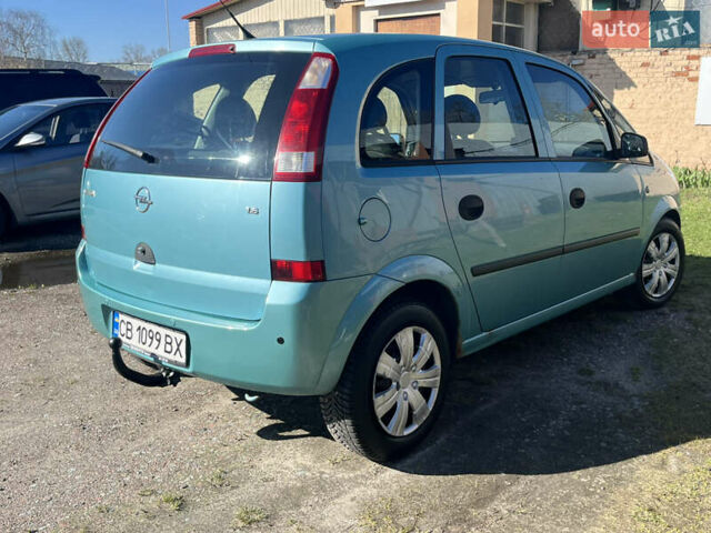 Зеленый Опель Мерива, объемом двигателя 1.6 л и пробегом 170 тыс. км за 2900 $, фото 2 на Automoto.ua
