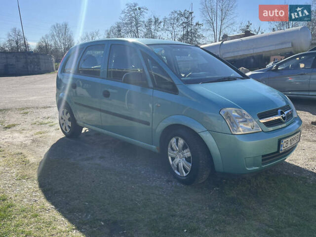 Зеленый Опель Мерива, объемом двигателя 1.6 л и пробегом 170 тыс. км за 2900 $, фото 1 на Automoto.ua
