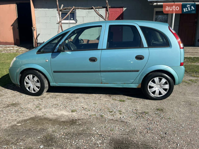 Зеленый Опель Мерива, объемом двигателя 1.6 л и пробегом 170 тыс. км за 2900 $, фото 4 на Automoto.ua