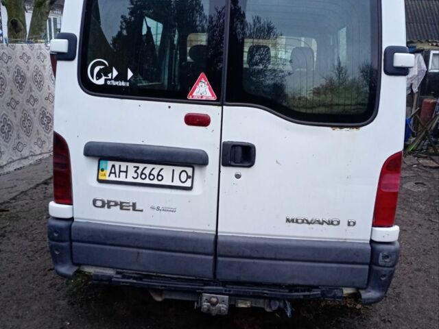 Білий Опель Movano, об'ємом двигуна 2.5 л та пробігом 1 тис. км за 2500 $, фото 1 на Automoto.ua