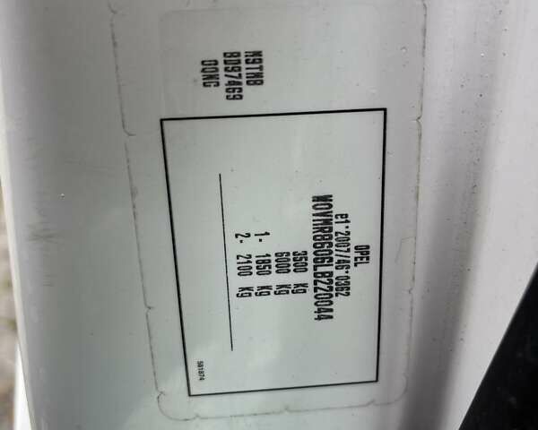 Білий Опель Movano, об'ємом двигуна 2.3 л та пробігом 138 тис. км за 19900 $, фото 24 на Automoto.ua