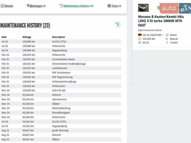 Белый Опель Movano, объемом двигателя 2.3 л и пробегом 133 тыс. км за 20900 $, фото 55 на Automoto.ua