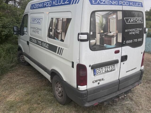 Белый Опель Movano, объемом двигателя 2.8 л и пробегом 435 тыс. км за 2600 $, фото 4 на Automoto.ua