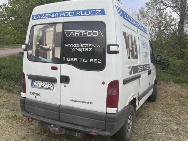 Белый Опель Movano, объемом двигателя 2.8 л и пробегом 435 тыс. км за 2600 $, фото 5 на Automoto.ua