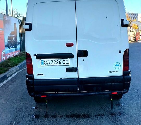 Білий Опель Movano, об'ємом двигуна 2.5 л та пробігом 535 тис. км за 4600 $, фото 4 на Automoto.ua