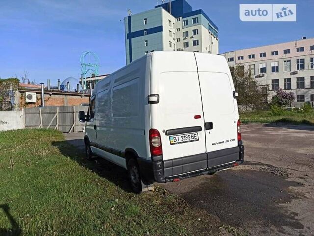 Белый Опель Movano, объемом двигателя 2.5 л и пробегом 320 тыс. км за 7500 $, фото 26 на Automoto.ua