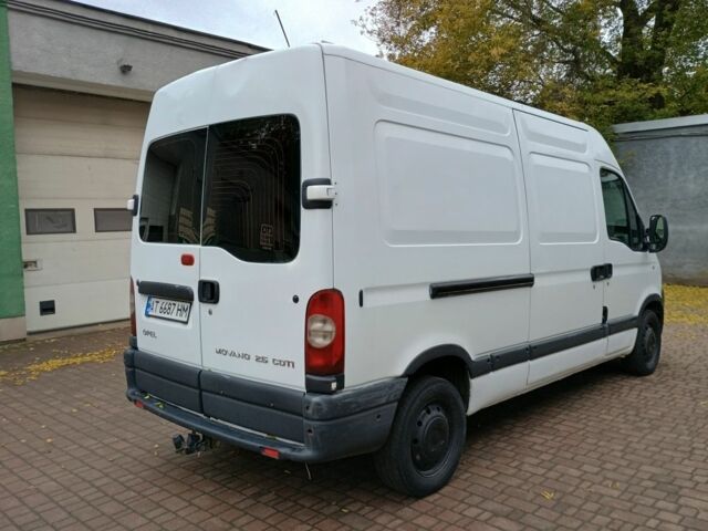 Белый Опель Movano, объемом двигателя 2.5 л и пробегом 440 тыс. км за 6900 $, фото 7 на Automoto.ua