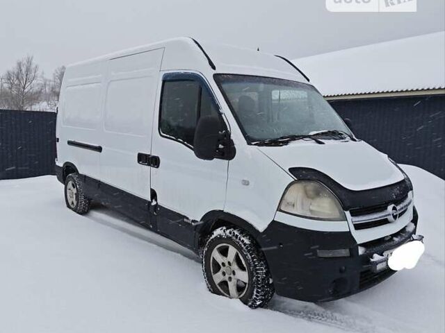 Белый Опель Movano, объемом двигателя 2.5 л и пробегом 380 тыс. км за 6600 $, фото 3 на Automoto.ua