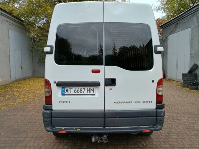 Белый Опель Movano, объемом двигателя 2.5 л и пробегом 440 тыс. км за 6900 $, фото 4 на Automoto.ua