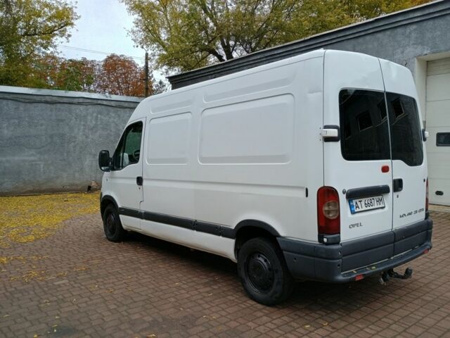 Белый Опель Movano, объемом двигателя 2.5 л и пробегом 440 тыс. км за 6900 $, фото 3 на Automoto.ua