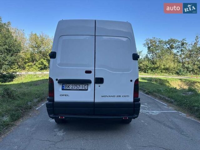 Білий Опель Movano, об'ємом двигуна 2.46 л та пробігом 464 тис. км за 5999 $, фото 8 на Automoto.ua