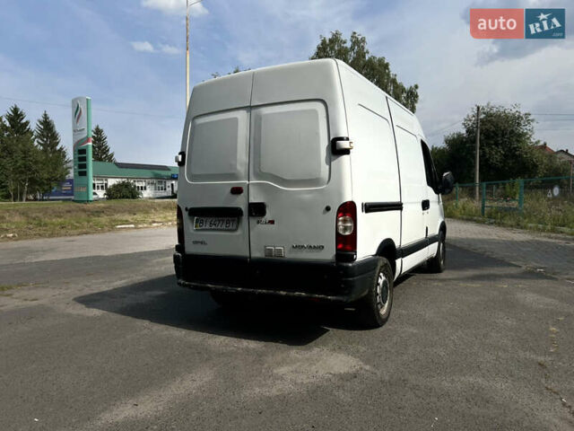 Білий Опель Movano, об'ємом двигуна 2.5 л та пробігом 307 тис. км за 5700 $, фото 4 на Automoto.ua