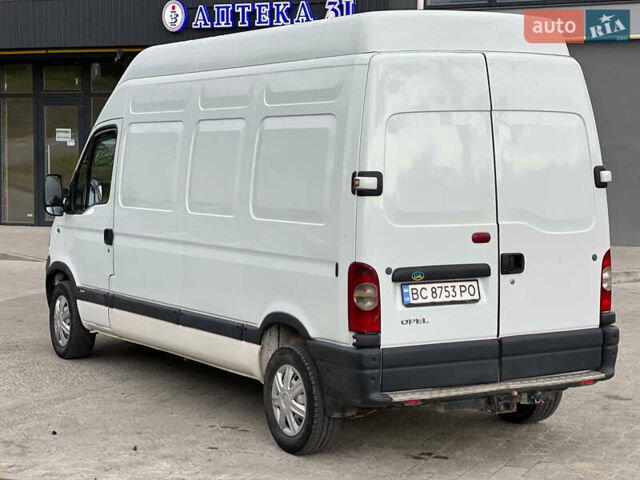 Білий Опель Movano, об'ємом двигуна 2.5 л та пробігом 641 тис. км за 10500 $, фото 6 на Automoto.ua