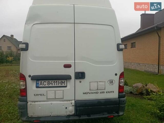Білий Опель Movano, об'ємом двигуна 2.5 л та пробігом 512 тис. км за 7200 $, фото 8 на Automoto.ua