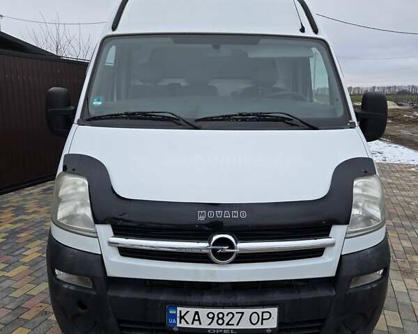 Белый Опель Movano, объемом двигателя 2.5 л и пробегом 89 тыс. км за 8700 $, фото 2 на Automoto.ua