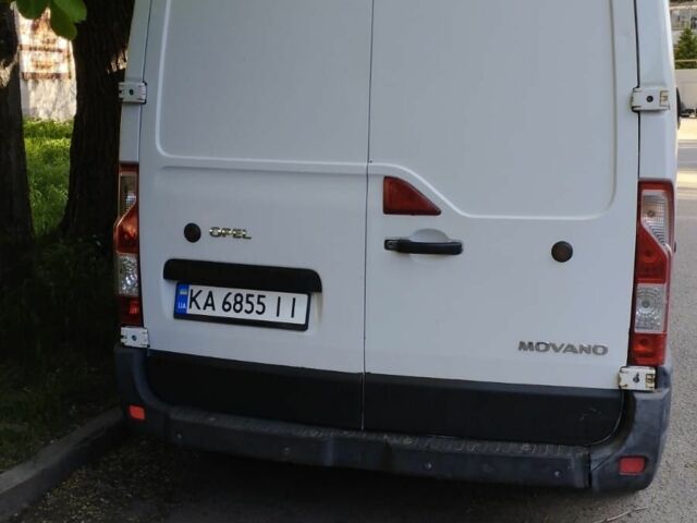 Белый Опель Movano, объемом двигателя 2.3 л и пробегом 318 тыс. км за 9800 $, фото 3 на Automoto.ua