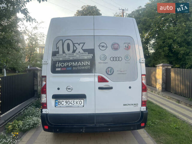 Белый Опель Movano, объемом двигателя 2.3 л и пробегом 282 тыс. км за 14999 $, фото 3 на Automoto.ua