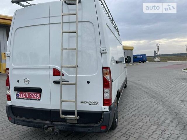 Белый Опель Movano, объемом двигателя 2.3 л и пробегом 242 тыс. км за 16950 $, фото 6 на Automoto.ua